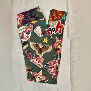 Fourth of July lularoe leggings